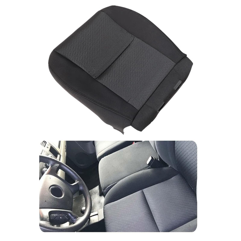 SecosAutoparts Driver Side Bottom Cloth Seat Cover Black Compatible with Chevrolet Silverado 1500 2500 3500 GMC Sierra Tahoe Suburban Avalanche Yukon 2007 2008 2009 2010 2011 2012 2013 2014