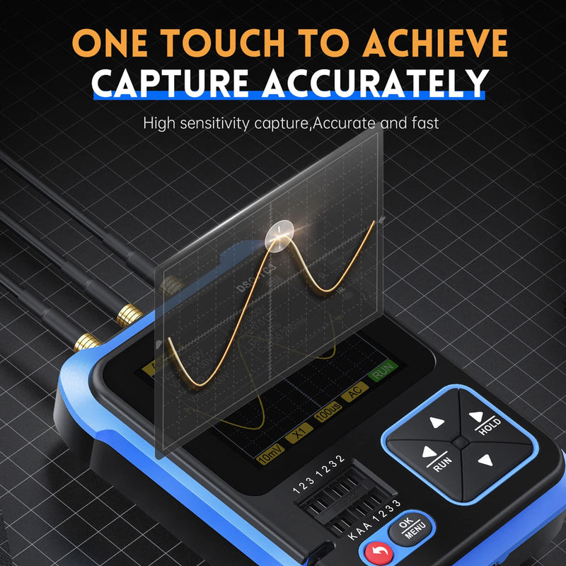 Portable Assembled Digital Oscilloscope Set, Professional Mini Oscilloscope (DSO-TC3) DSO-TC3