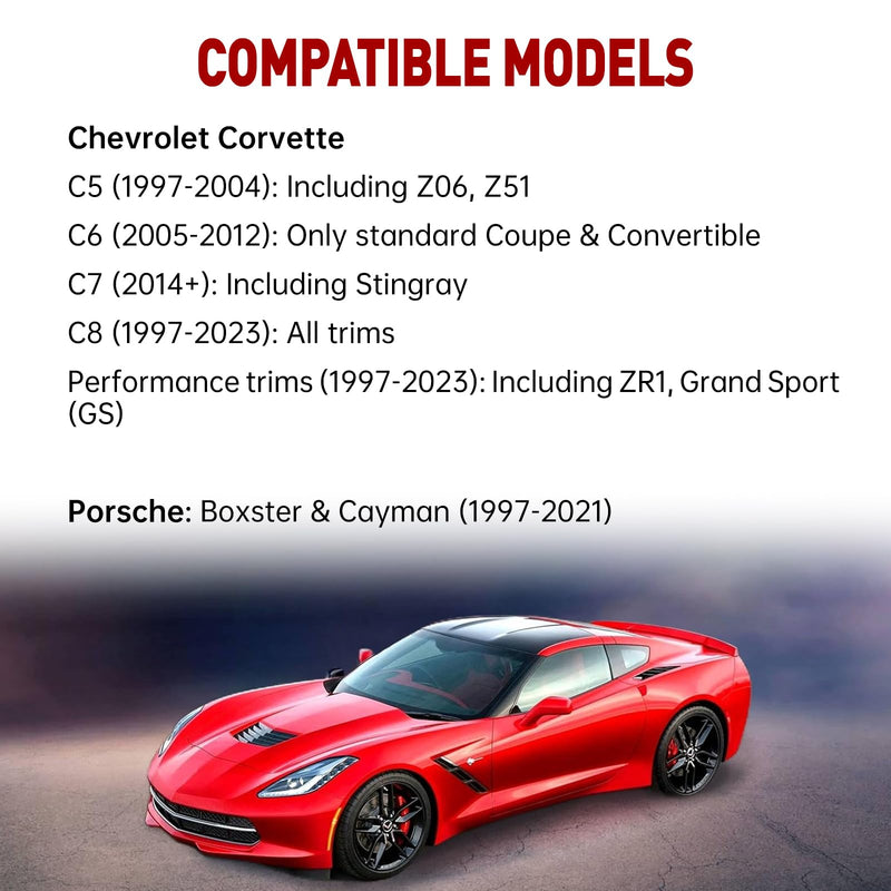 4 PCS Corvette Lift Pucks Jack Lifting Pad Compatible with Corvette 2011,2017,2018,2019 C5, C6, C7, C8 Boxster & Cayman (1997-2021) Lift Point Adapter Jacking Point Pad 4 PCS