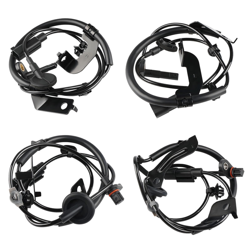 4 Pcs ABS Wheel Speed Sensor Compatible with Dodge Caliber 2007 2008 2009 2010 2011 2012, Jeep Compass Patriot 2007 to 2016, Replacement for 5105573AA, 5105572AA, 5105063AB, 5105062AA