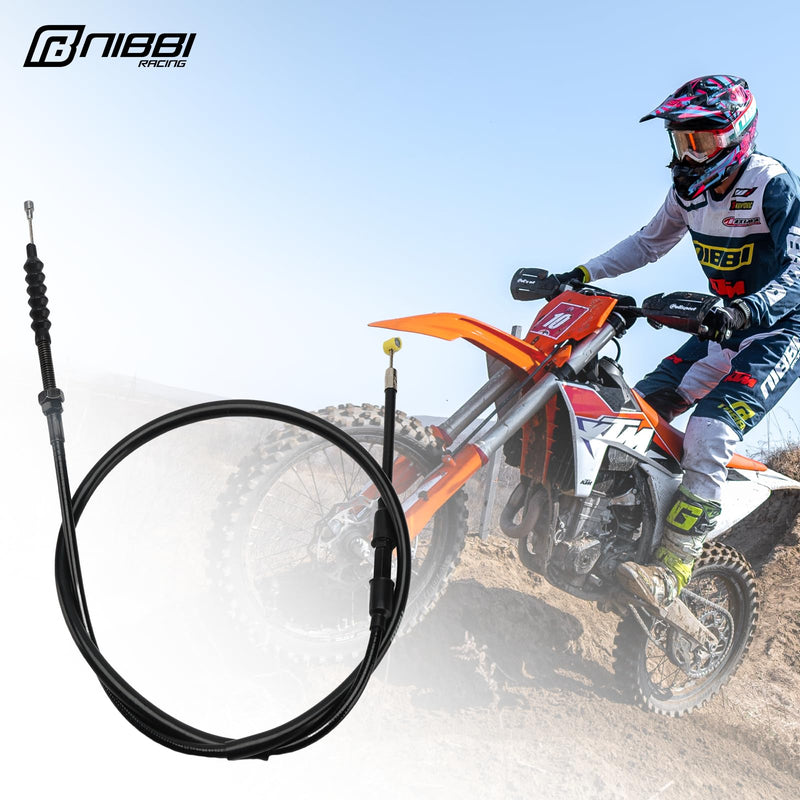 NIBBI Replacement Clutch Cable Dirt Bike Mini Bike Pit Bike MotorCross Motorcycle For NC engine 110CC 125CC 200CC 250CC (Black) Black