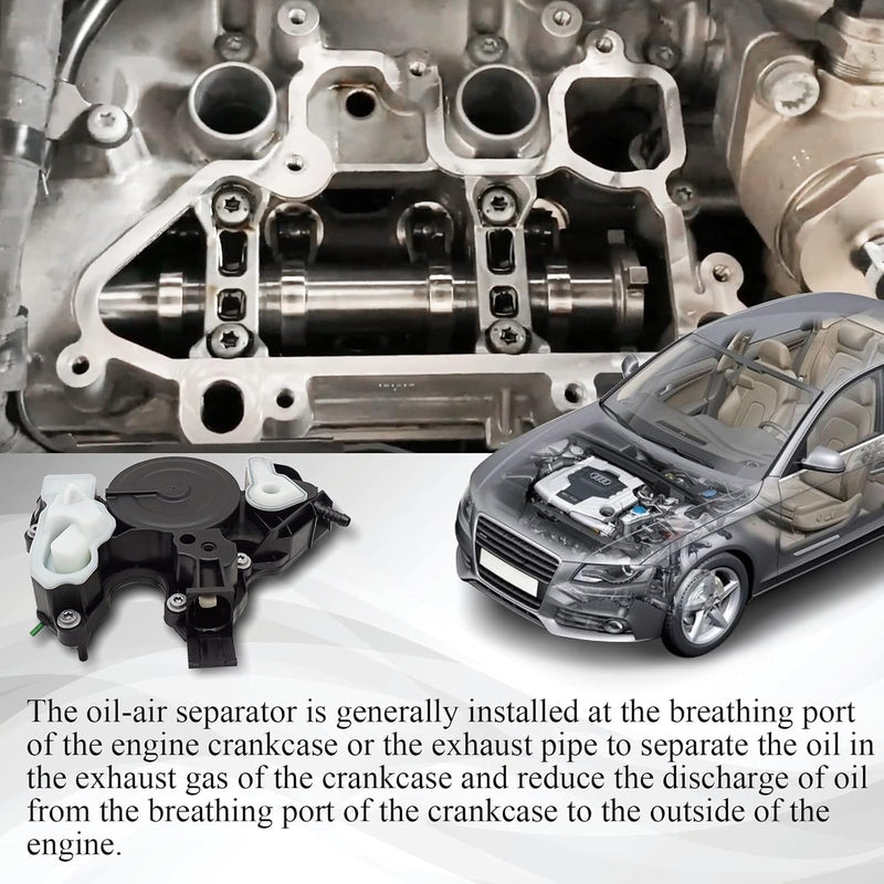 PCV Valve Engine Crankcase Vent Valve Oil Separator for VW Jetta Passat Golf Bettle GTI for Audi A3 A4 A5 A6 A7 Q3 Q7 1.8T 2.0T 06K103495