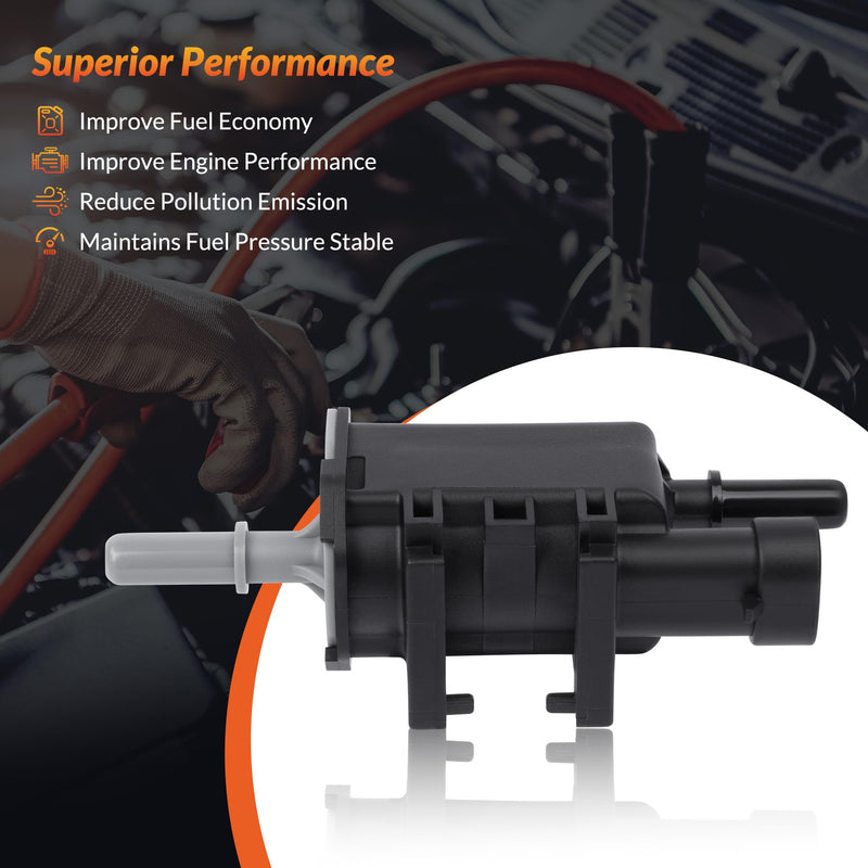 Vapor Canister Purge Valve Solenoid EVAP Compatible for Chevrolet Silverado, Tahoe, Trailblazer, Suburban, Colorado & GMC Sierra, Yukon & Buick LaCrosse & Cadillac Escalade 214-1680 911-032