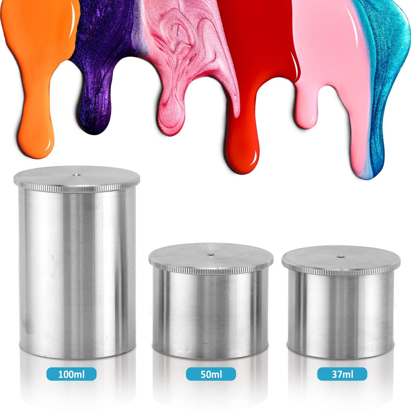YUCHENGTECH Paint Density Specific Gravity Cup Stainless Steel Paint Density Determiner Pycnometer Coating Specific Gravity Cup(100ml) 100ml