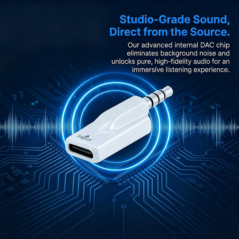 2 Pack USB C to 3.5mm Headphone Jack Adapter, Type C Female to 3.5mm Male Aux Audio Converter Digital DAC Adapter for Microphone Speaker Headset Car Stereo, Compatible with PC Laptop Tablet