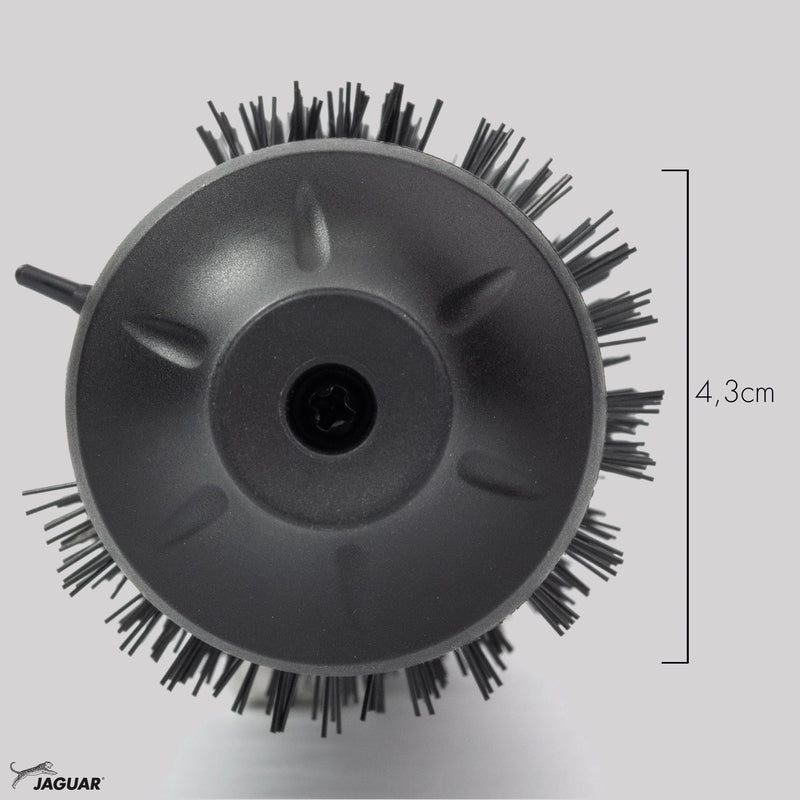 JAGUAR TB Infrashine Thermal Brush | Thermal Brush with Infrared Heating and Ion Booster | 2-in-1: Styling and Care in One Tool | Professionally Designed For You