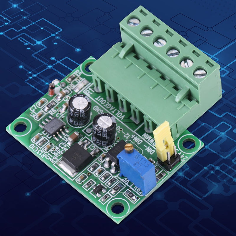 PWM Converter Module 1-3KHZ 0-10V PWM to Voltage Adjustable Digital Analog Converter Module PLC