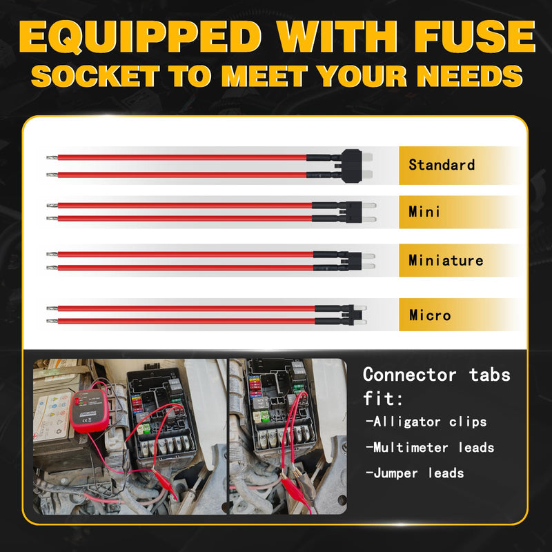 Wire Tracer Automotive Electrical Open & Short Finder Circuit Tester Wire Breaker Finder Fault Probe Cable Tracker Electrical DC 6-42V