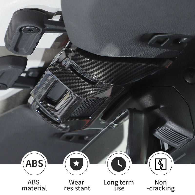 Linskip One-Touch Roof Panel Trim Compatible with 2024 2025 Jeep Wrangler JL 4XE & Gladiator JT, Overhead Feature Decor Cover for Jeep Wrangler Interior Accessories(Carbon Fiber Black) Carbon Fiber Black