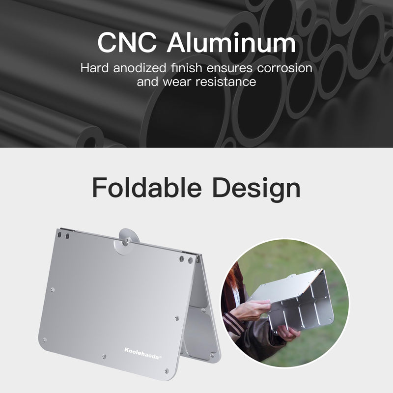 koolehaoda Laptop Notebook Pallet Projector Tray Holder, Multi-function tray. 1/4" Screw Tripod Stand Ballhead Mount ,All Aluminum material, For Home, Office, Studio, DJs