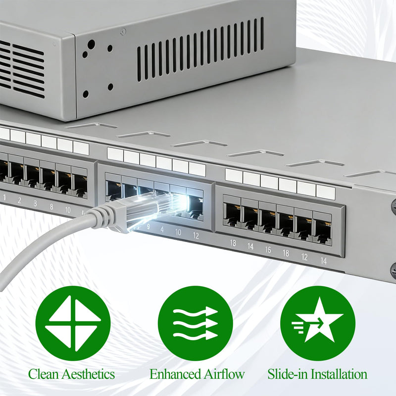 Rack Mount for UniFi Switch Pro Max 16 PoE, 19-Inch Server Rack Shelf, 1U Secure Network Switch Mount with Enhanced Airflow