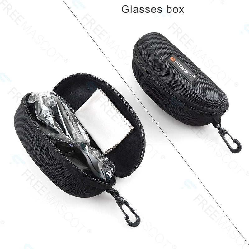 FreeMascot Professional OD 4+ 190nm-540nm/ 600nm-700nm Laser Safety Glasses For Violet/Blue/Green & Red Laser Light Frame Style 1