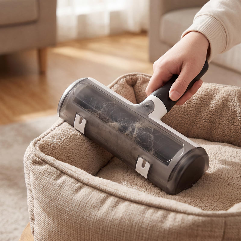 RLAVBL Pet Hair Remover Roller, Reusable Lint Roller Clean for Pet Fur, Cat and Dog Hair Removal Brush for Carpet, Sofa, Clothes, Bedding, Animal Fur Removal Tools