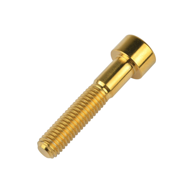 Titanium Ti M8 x15 20 25 30 35 40 45 50 60 70mm 1.25mm Pitch Hex Allen Socket Head Bolt Screws Pack of 4 (Square Head M8x40mm, Gold) Square Head M8x40mm
