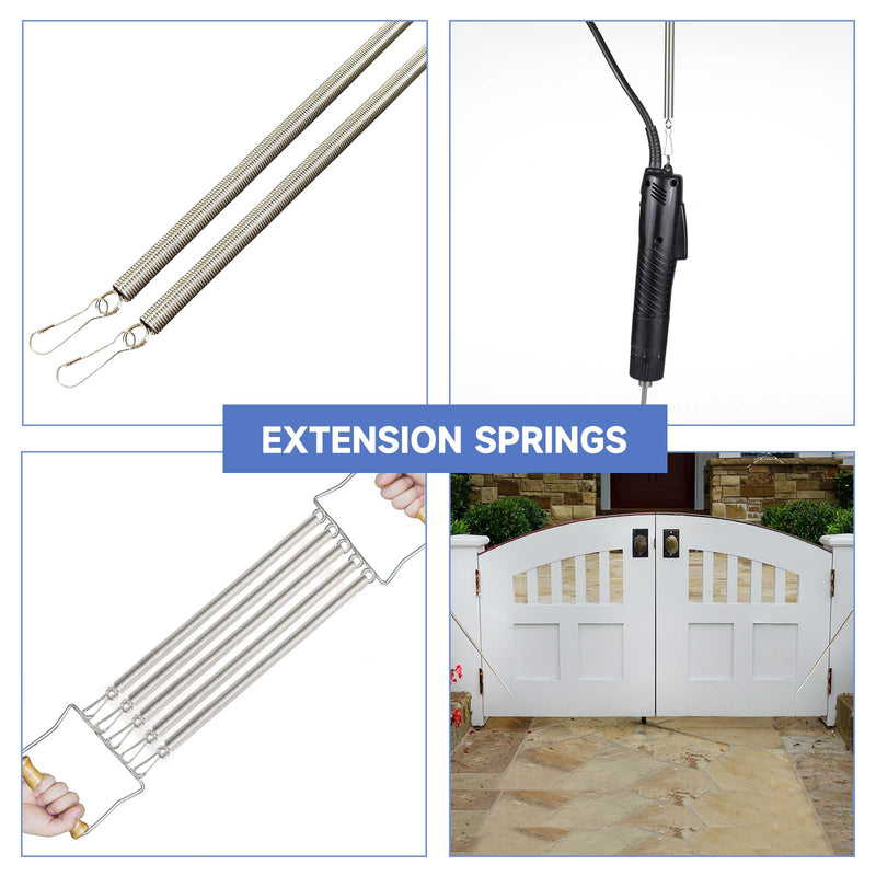 4Pcs Screen Door Springs, Wire Tension Springs with Hook Ends for Door, Gate, Camper (Screen Door Spring, 20 Inch-4PCS) screen door spring
