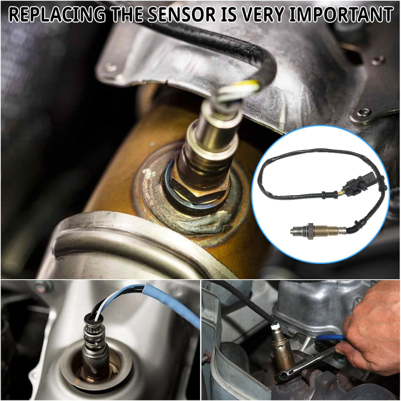 234-5107 Oxygen O2 Sensor Upstream - Compatible with for Ford Fiesta,for Audi, for Hyundai,for Volkswagen 2007-2015 - Direct Replacement for 250-25035 OE Fit Air Fuel Ratio Sensor