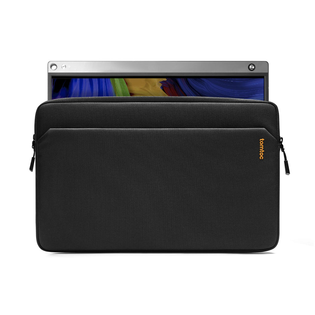 tomtoc Light-A18 Slim 15.6 Inch Portable Monitor Sleeve Case with Acessories Storage, Light Protective Carrying Sleeve for Most 15.6 in Portable Monitors with Eco-Friendly Fabric