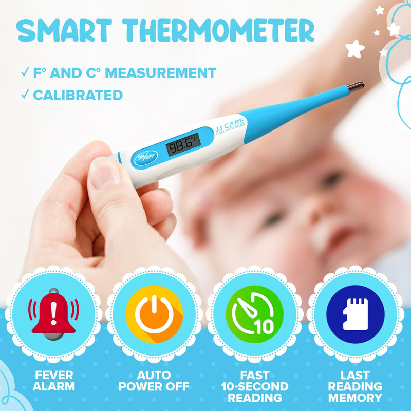 Oral Thermometer with LCD Display, Calibrated Oral Thermometer for Babies