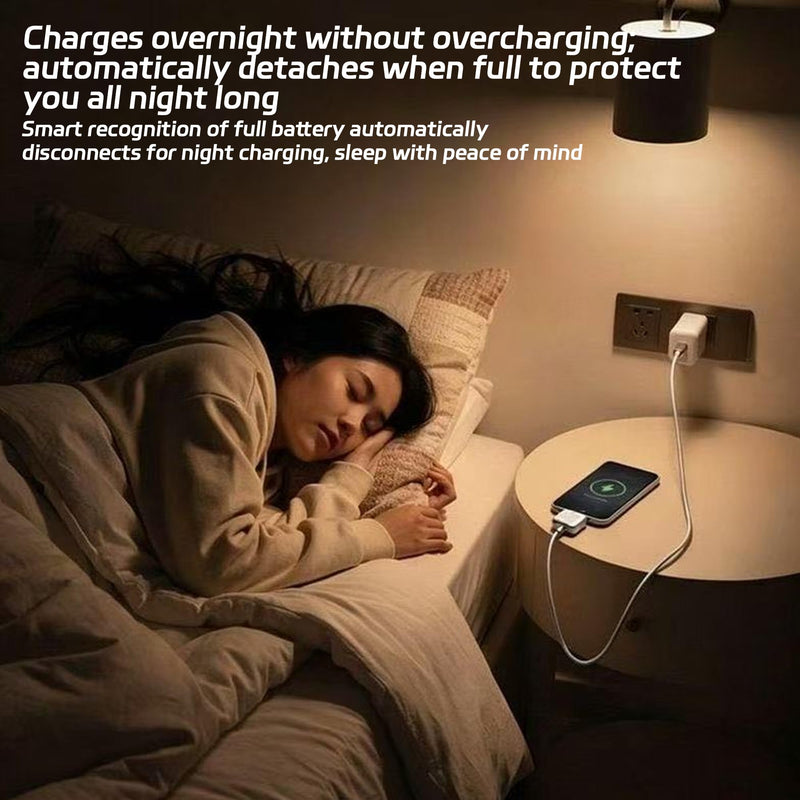 Auto Disconnect Smart Charger Protector Physical Power Cut Device Full Charge Eject Adapter to Prevent Overcharging for Phone and Tablet Battery Health
