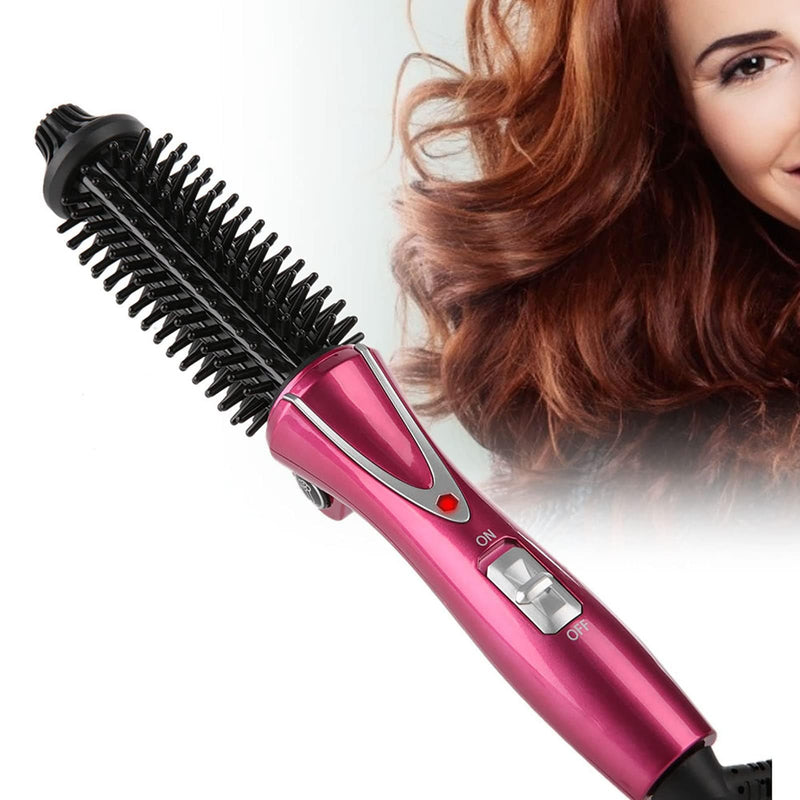 Curling Wands Brush, Professional Anti-Scald Hair Waver Instant Heat Up Multi Stylers Brush with Ceramic Glaze Hair Care for Long/Short Hair (UK Plug 220-240V)