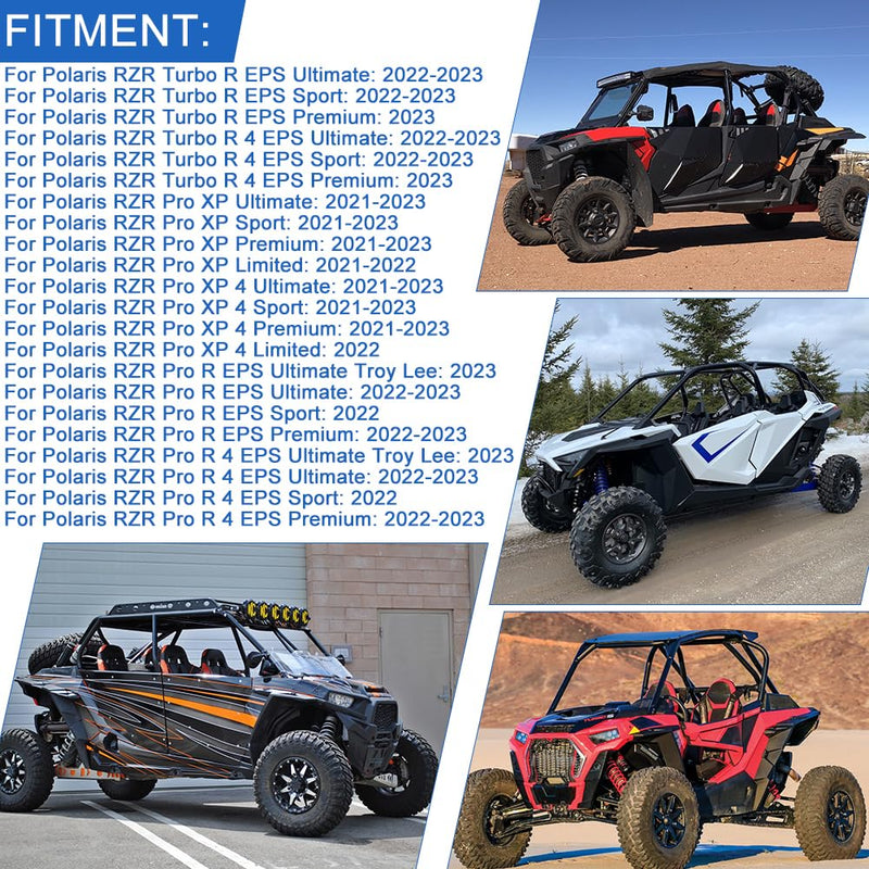 Air Vent Cover Intake Screen for Polaris RZR PRO XP 4 R Turbo R 4 2 PCS Intake Screen Protectors Accessories Fit(Right + Left)