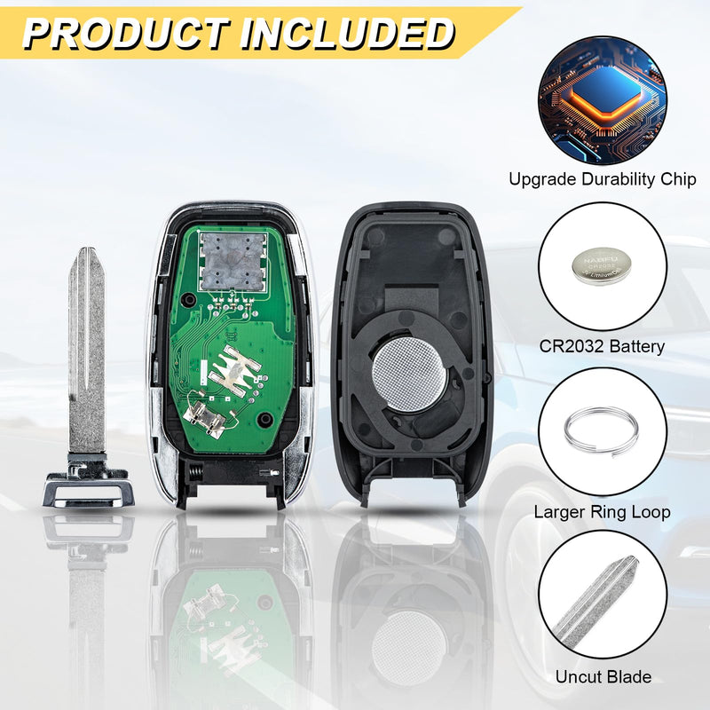 Vurkcy Key Fob Replacement for 2017-2021 Chrysler Pacifica/Voyager Car Keyless Entry Remote Control, M3N-97395900 68217832, 7 Btn