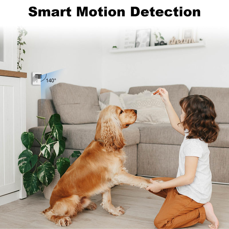 2.4G/5G WiFi Camera with Type-C Charger, 1080P HD Indoor Camera with Motion Detection, Plug-in Mini Cam for Home and Pet Care