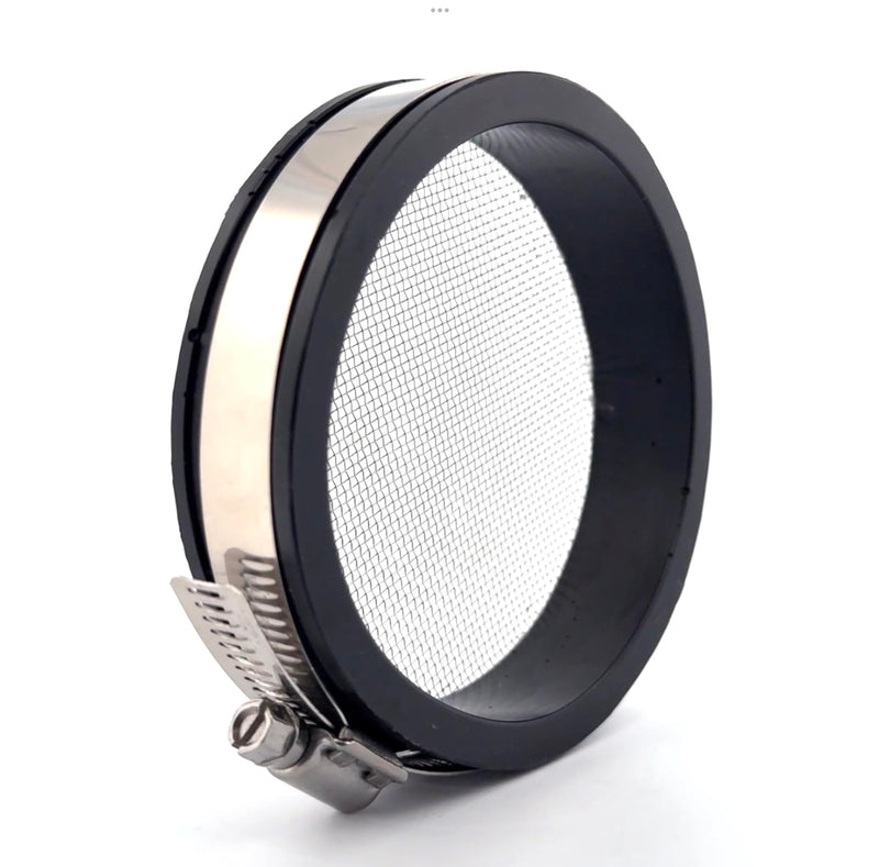 4″ Turbo Inlet Guard – Black Steel Mesh Screen, Universal 4″ / 102 mm Fit – Budget Friendly 4.00" Inlet