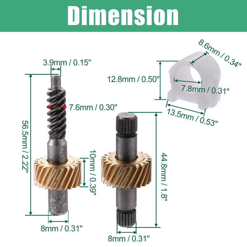 X AUTOHAUX 67618370816 Car Convertible Top Latch Motor Gear Repair Kit for BMW 323Ci 325Ci 330Ci 645Ci 650i M3 M6 Upper Lower Latch Motor Plastic Kit