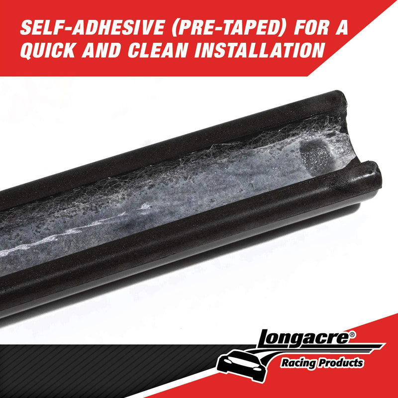 Longacre High Density Black Roll Bar Padding