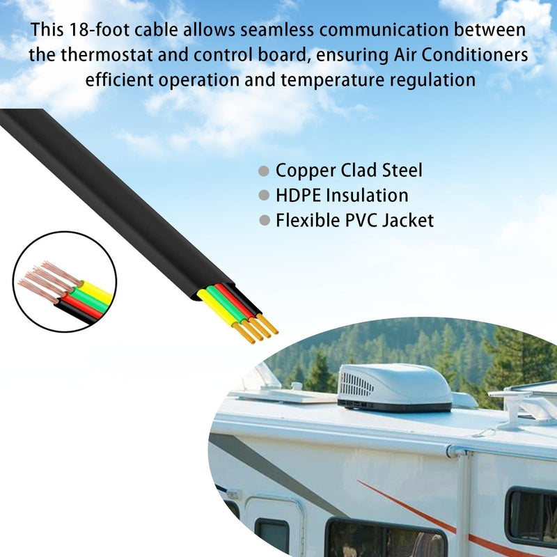 3106614.013 Communication Cable for Dometic RV Thermostats and AC Control Boards - 18'