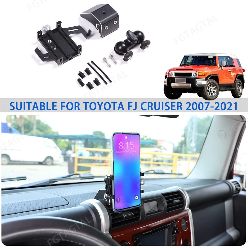 Car Phone Mount Compatible with Toyota FJ Cruiser 2007-2021, Center Console Air Outlet Cell Phone Holder, Handsfree Air Vent Phone Stand (Type H) Type H