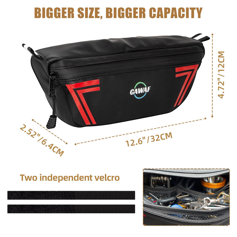 Motorcycle Bag, Universal Motorcycle Handlebar Bag, Waterproof Motorcycle Tool Bag, Bicycle Front Storage Bag for SURRON LIGHT BEE X, S X160, X260, Talaria Sting Segway Electric Dirt Bike