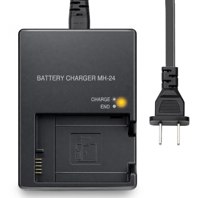 MH-24 Battery Charger Replacement for Nikon D5600, D3500, D5300, D3400 | Smart Camera Quick Charger for EN-EL14 EN-EL14a, Fits D5500, D3300, D3200, D3100, D5200, D5100,Df, Coolpix P7800