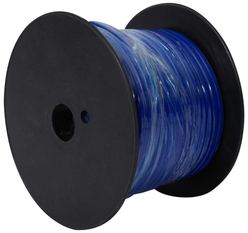 Rockville R14G75MS-BL Blue 75 Foot Spool Marine/Boat 14 AWG Speaker Wire
