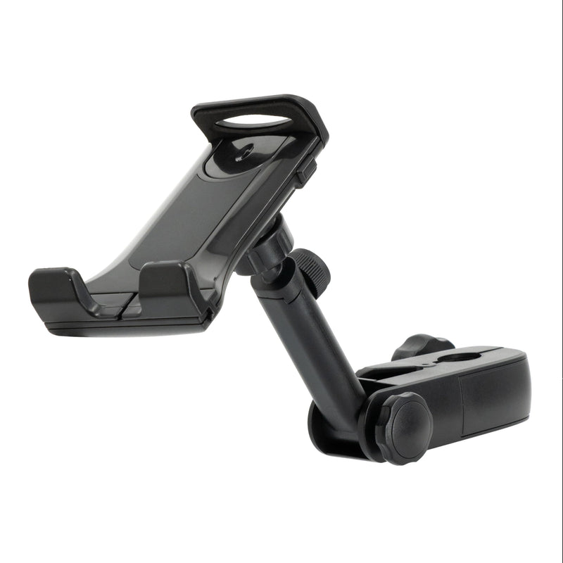 Universal Tablet Mount for Microphone & Music Stands - Telescopic & Adjustable Holder for iPads, iPhones, and Android Devices - Fits 4.7" to 13.5" Screens for Musicians and Performers