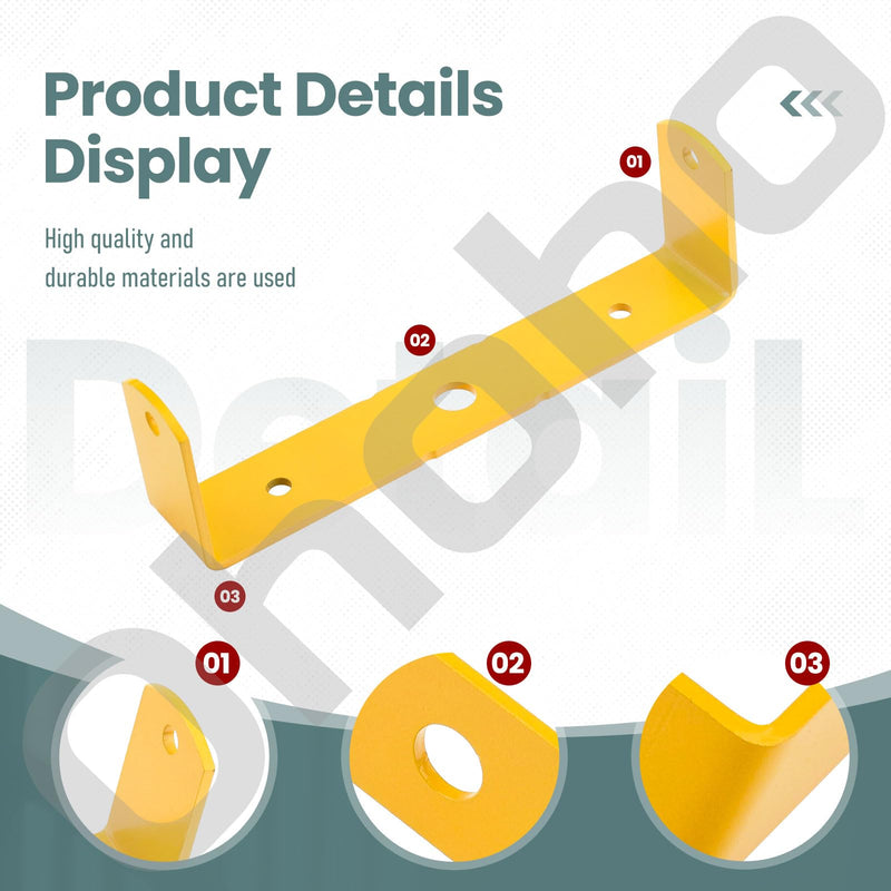 783-06088A-4021 Seat Pivot Bracket - by Ohoho - Compatible with Cub Cadet LTX1040 GTX1054 LGT1050 LGT1054 LGTX1050 - Yellow