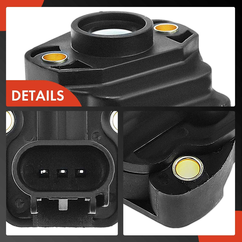 A-Premium TPS Throttle Position Sensor Compatible with Dodge Dakota 2002-2006, Durango Ram 1500 & Jeep Grand Cherokee, Commander, Liberty Wrangler & Mitsubishi Raider - Replace# 4874371AD, 5019411AA