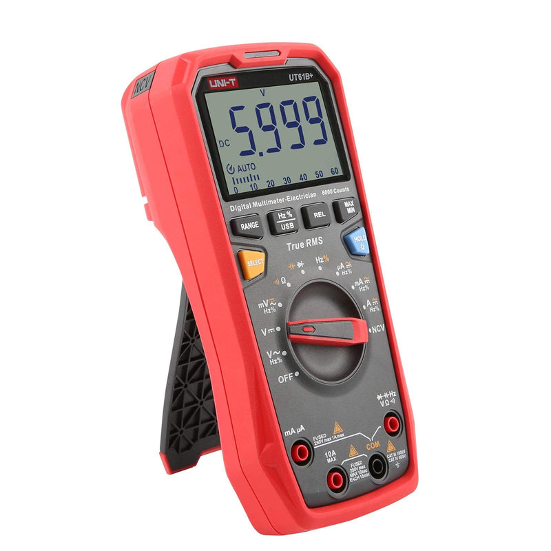 UNI-T UT61B+ Digital Multimeter True RMS AC/DC Voltage Current Resistance Capacitance Tester