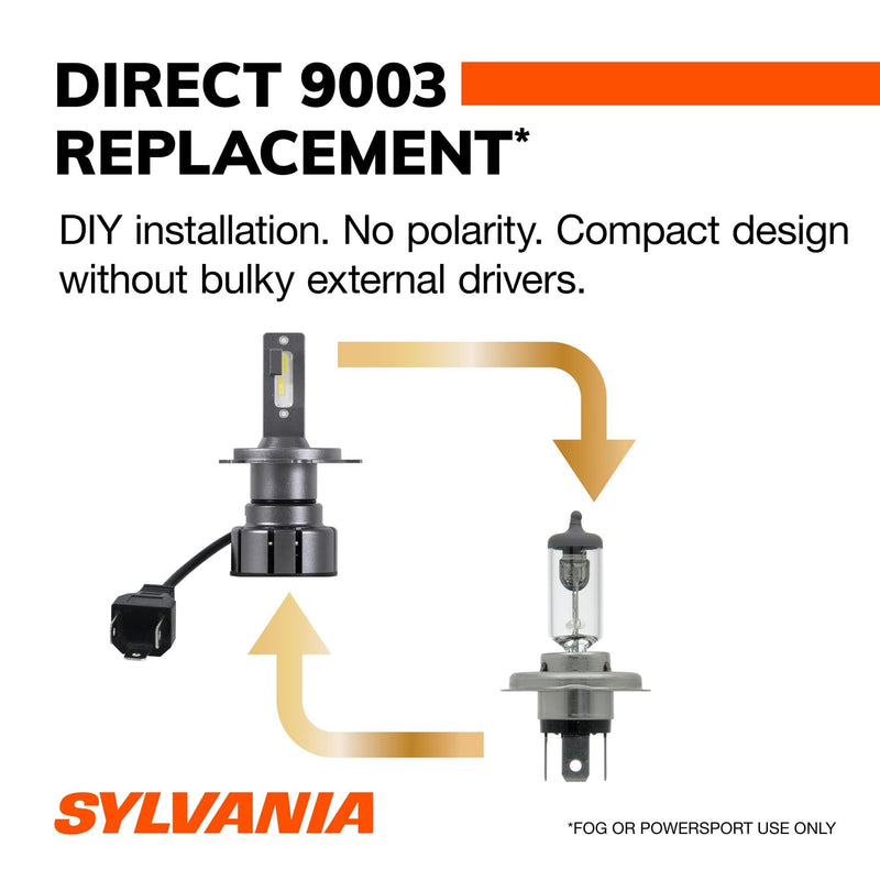SYLVANIA - 4114 ZEVO LED White Bulb - Bright LED Bulb, Ideal for Daytime Running Lights (DRL) and Back-Up/Reverse Lights (Contains 2 Bulbs)
