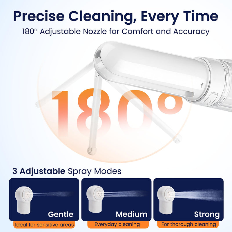 Portable Electric Travel Bidet – Rechargeable Personal Perineal Cleaner, Multiple Modes, for Women, Men, Babies & Postpartum Care 320ML(10.8Oz)