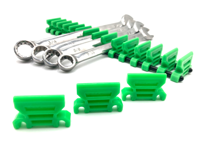 Professional 42 Wrench Organizer Set - Alien Green