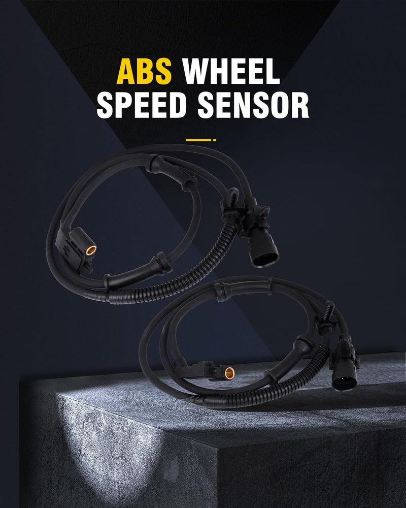 OCPTY ABS Wheel Speed Sensor Front Left Right for 1999-2004 for Jeep Grand Cherokee Laredo Limited 4.0L V6 4.7L V8 OEM Fit Pack of 2 ALS50 ALS61