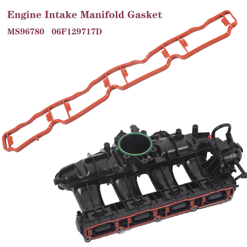 MS96780 Intake Manifold Gasket Set Fit For Volkswagen Tiguan Jetta Eos GTI Passat Audi A3 A4 A5 A6 Q3 Q5 Allroad TT 2.0L 2005 06 07 08 09 10 11 12 13 14 15 16 17 18