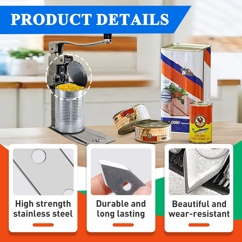 4 Pcs Commercial Can Opener Replacement Blades Compatible with Edlund #1 Can Opener, Easy to Replace 4 Pack