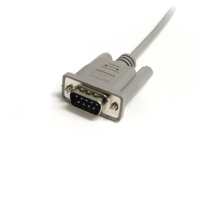 StarTech.com 6ft Straight Through Serial Cable - DB9 M/F (MXT100) Gray - M/F 6 ft / 2m