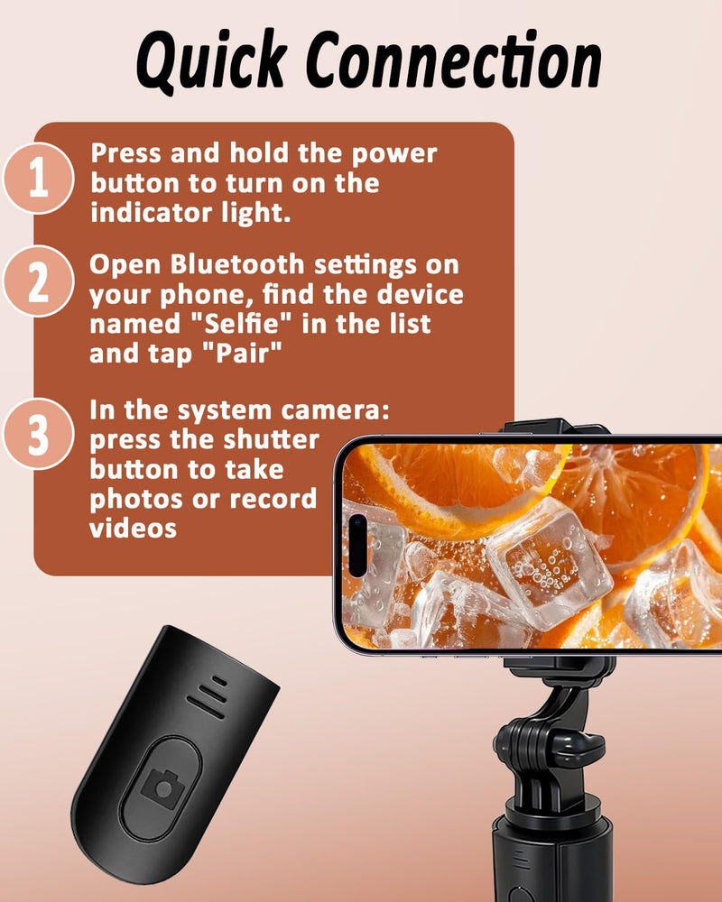 67" Phone Tripod Selfie Stick for iPhone and Android Phone, Cell Phone Tripod Stand with Wireless Remote Control