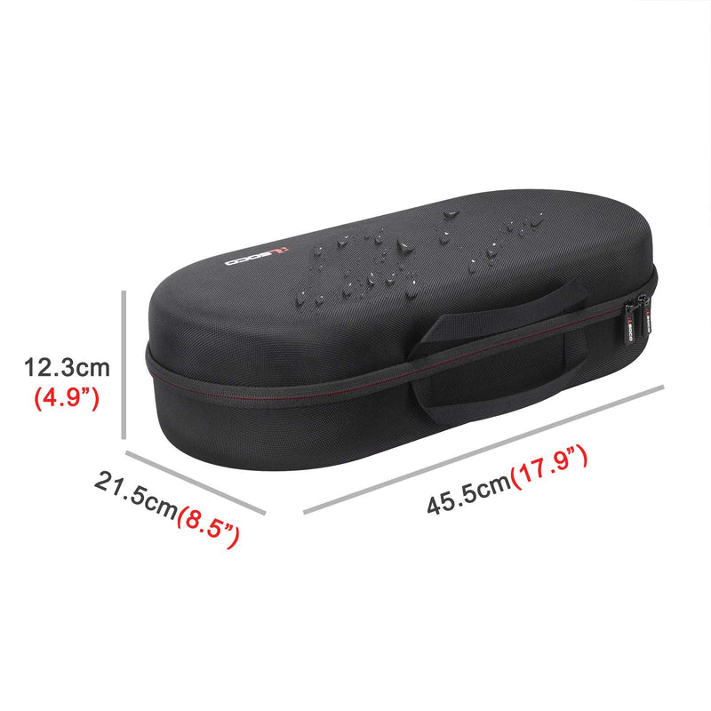 RLSOCO Hard Case for Dyson Airwrap Multi-Styler and Dryer Complete & Complete Long HS05,HS01,HS08 - Fits for 4Pcs Long Barrels or Short Barrels (Case only,Hair Styler is not Included) Black