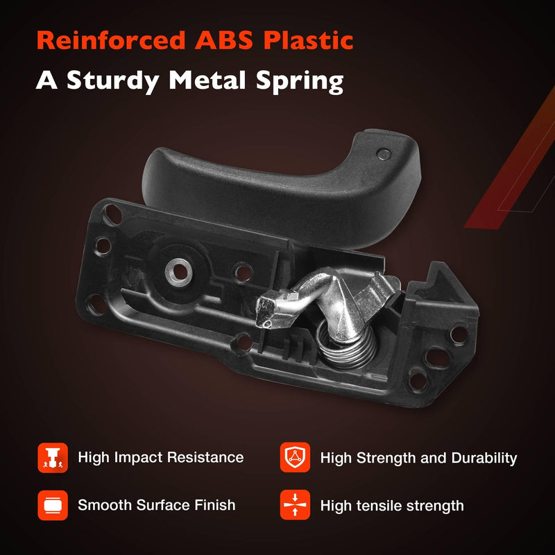 Interior Door Handle Front Left Drivers Side Compatible with 2007-2014 Chevy Silverado 1500/2500/3500 Tahoe Suburban Avalanche GMC Sierra Yukon Cadillac Escalade ESV/EXT,Replaces OEM# 20833606, 80374 Driver Side