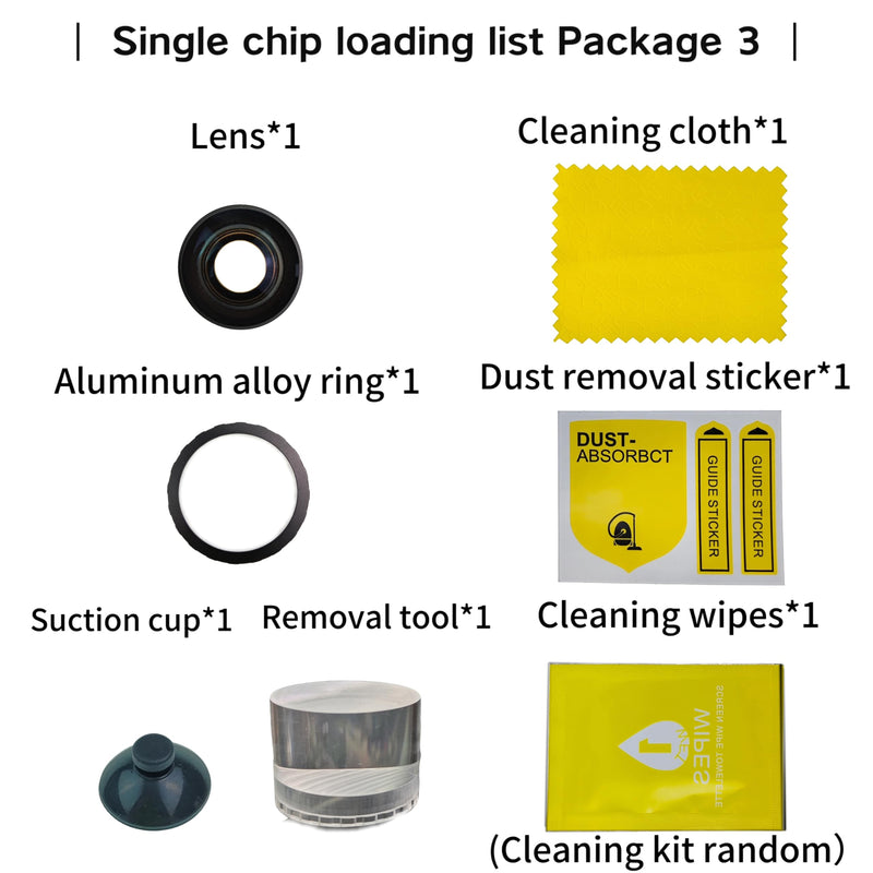 Morus 100% Camera Lens Replacement for DJI Avata 360 Drone, HD Clear Imaging Repair Lens with Disassembly Tool Kit, Perfect for Damaged Lens Replacement (1pic) 1pic